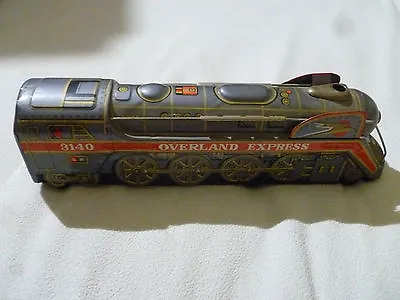 Vintage Modern Toys Overland Express Tin Train 3140 Masudaya Litho Japanese >>  • $39.99